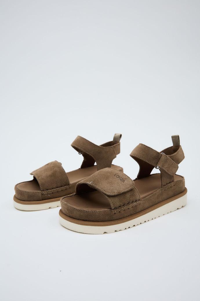 Босоножки женские LONZA на платформе р. 41 Бежевый (200450) - фото 1 Босоножки женские LONZA на платформе р. 41 Бежевый (200450) - фото 1
