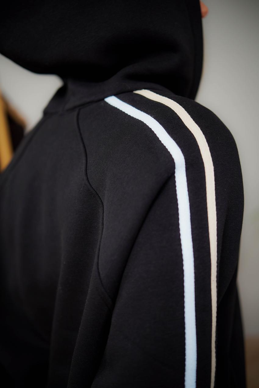 Костюм женский М208.4 на замке с начесом XL Черный (1029-1-63) - фото 6