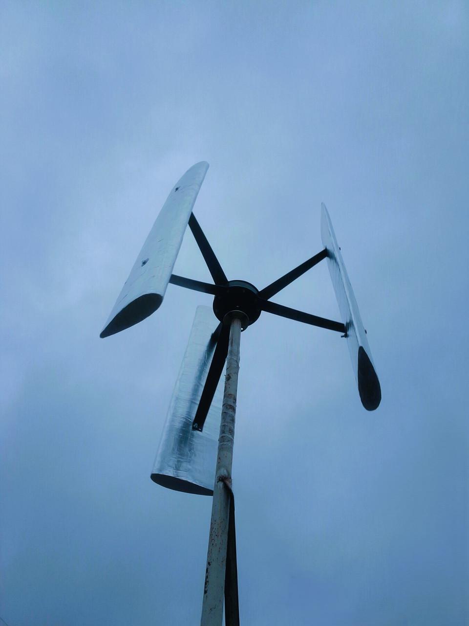 Вітрогенератор вертикальний 2,6 кВт (26339549) - фото 3