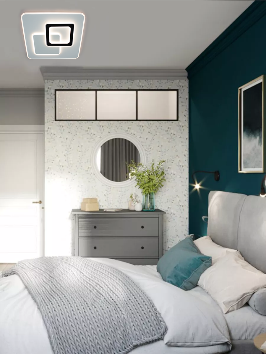 Люстра-смарт світлодіодна ESLLSE UNIVERSE S 85 Вт 450x450x51 мм Білий (141-10404-01) - фото 8 Люстра-смарт світлодіодна ESLLSE UNIVERSE S 85 Вт 450x450x51 мм Білий (141-10404-01) - фото 8