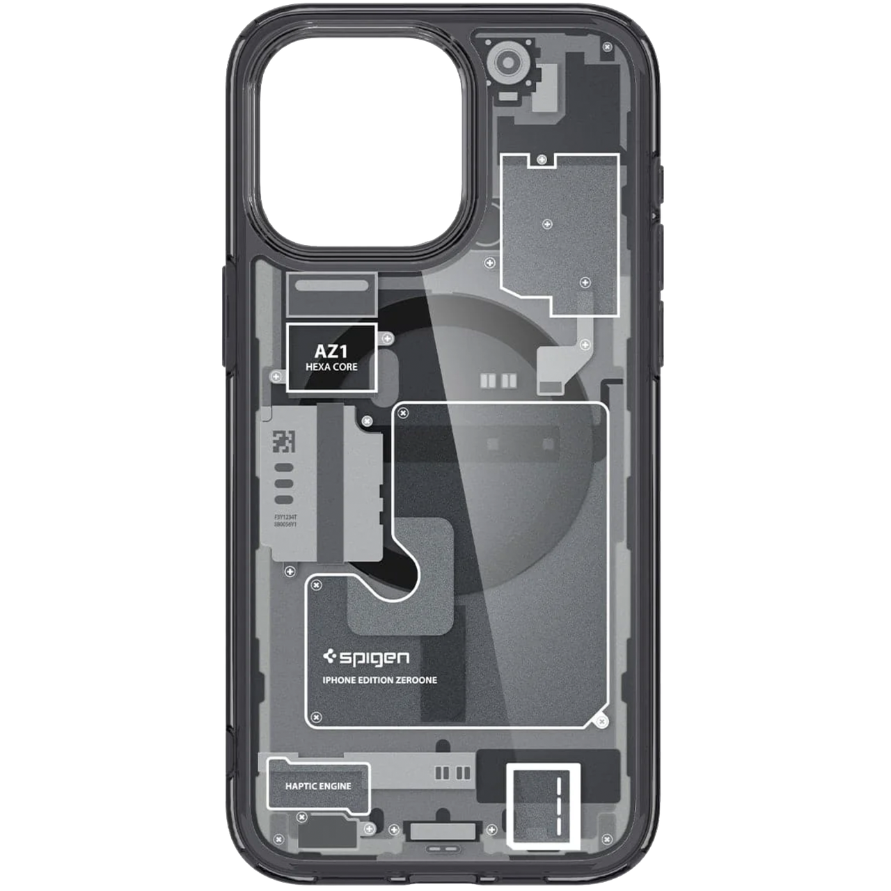 Чохол накладка Spigen U.H.MAG Zero One Case with MagSafe for iPhone 15 Pro Max Black (ACS06582) - фото 3