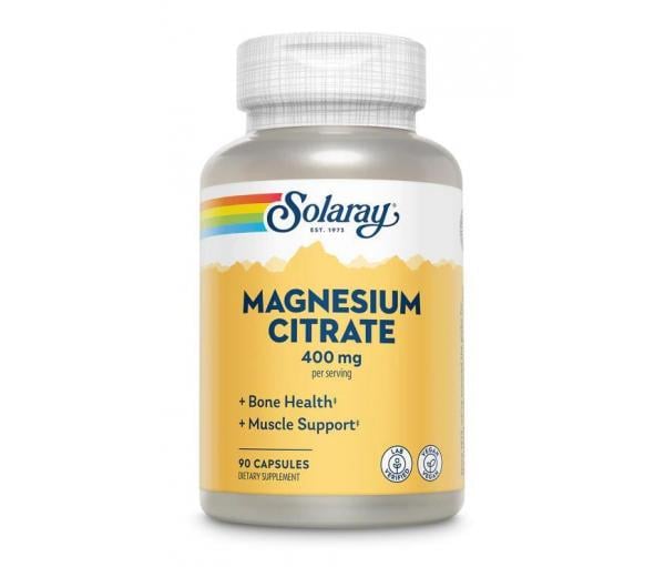 Магній цитрат у капсулах Solaray Magnesium Citrate 400 мг 90 капс.