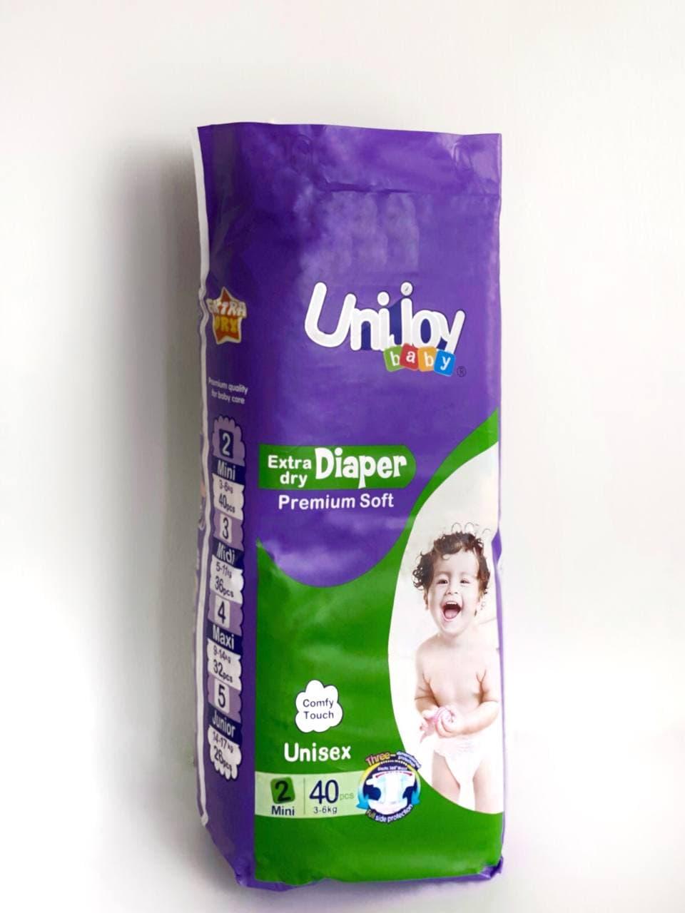 Підгузки UNIJOY Soft Diapers ультратонкі органічні 40 шт. S 3-6 кг (DS40) - фото 4