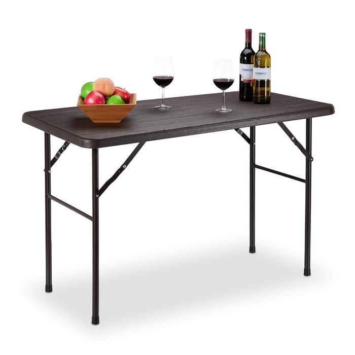 Туристический стол раскладной Relaxdays 120х60х74 см (2682469)