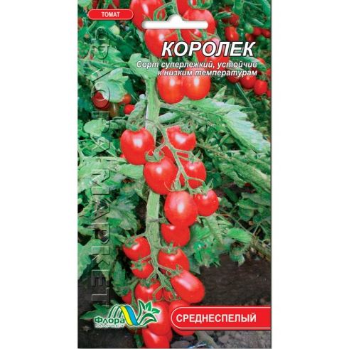 Семена томата Королек тип чери красный среднеспелый 0,1 г (25942)