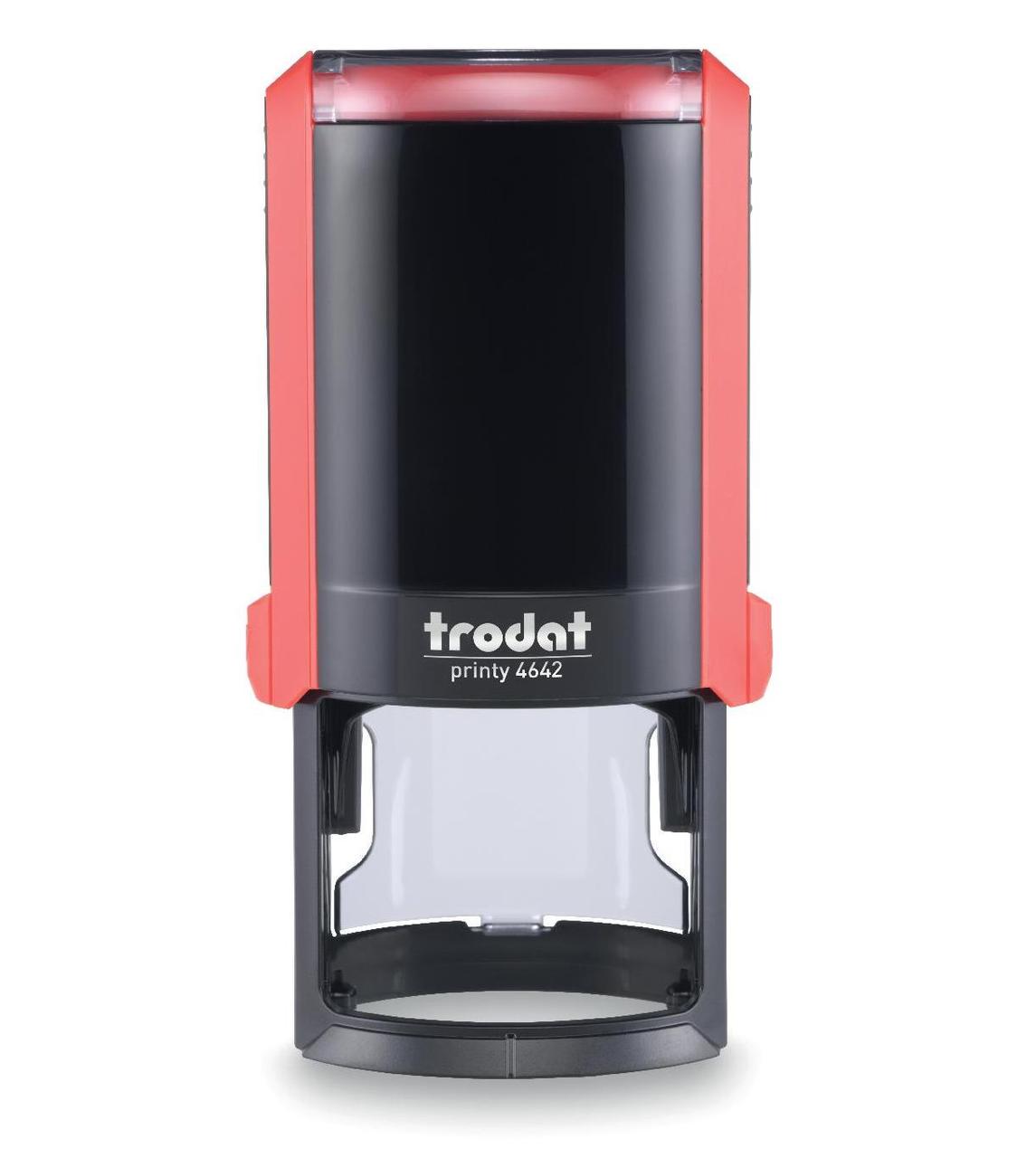 Оснащение для круглой печати Trodat Printy 4642 d 42 мм с колпачком Красный (4642 Красный) - фото 3