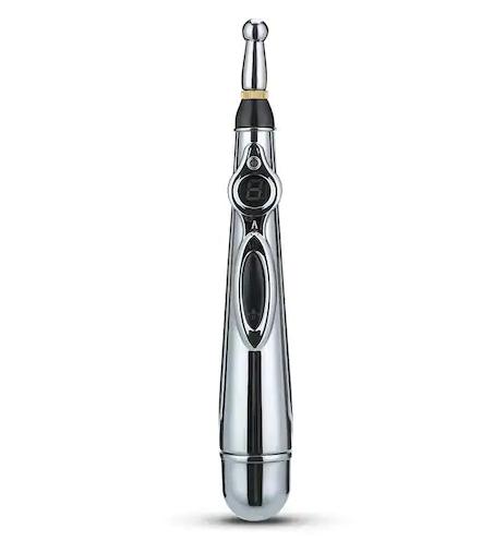 Ручка для лица акупунктурная Massage pen W-912 + насадки - фото 13