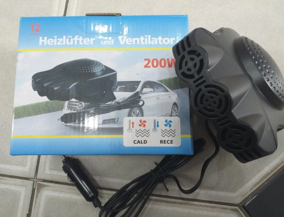 Автомобильный обогреватель Auto Fan Heater 200 W