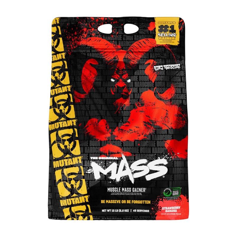 Гейнер Mutant Mutant Mass 6,8 кг Клубнично/Банановый крем