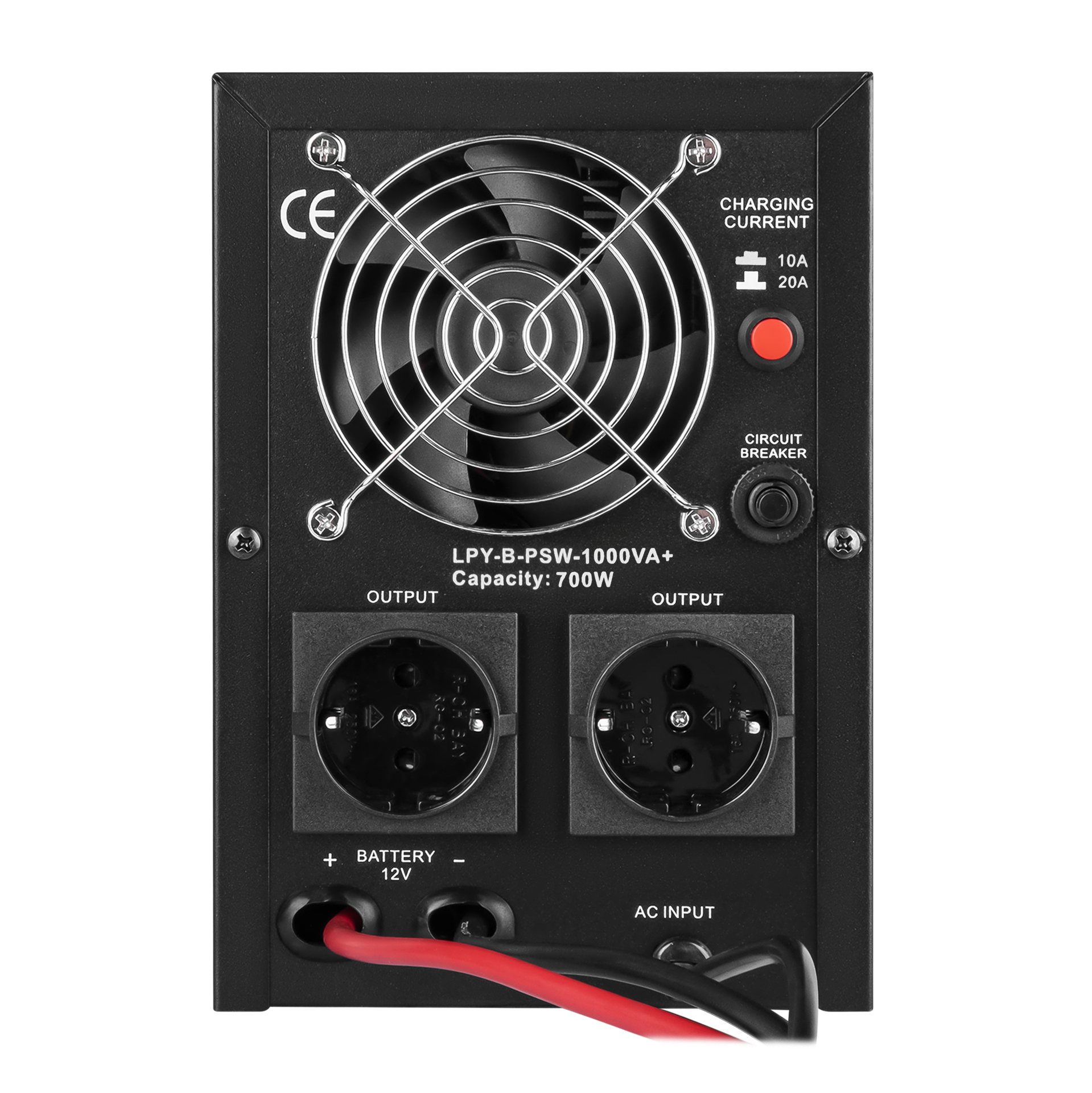 Источник бесперебойного питания с правильной синусоидой 12V LPY-B-PSW-1000VA и 700 Вт/10 A/20 A (4151) - фото 4 Источник бесперебойного питания с правильной синусоидой 12V LPY-B-PSW-1000VA и 700 Вт/10 A/20 A (4151) - фото 4