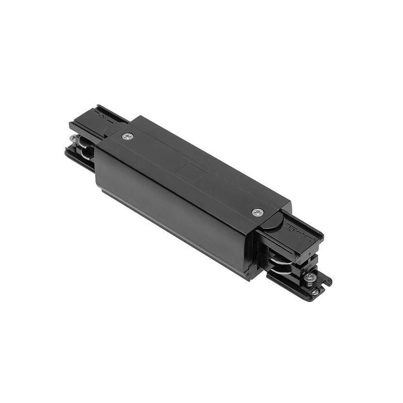 Соединитель электрический для шинопровода 3-фазового GTV X-RAIL с возможностью питания 166x35 мм Черный (00000035379)