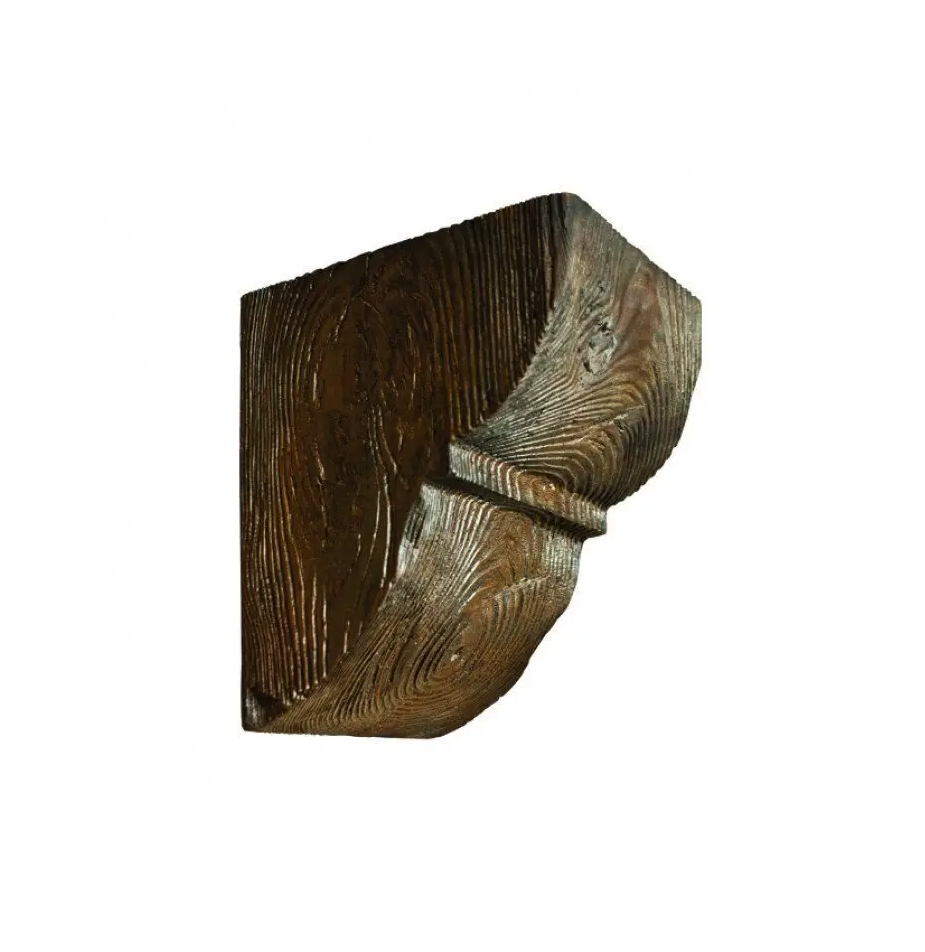 Консоль балки поліуретанова DECOWOOD Рустик EQ 015 classic 19х17 Темний (2355876299)