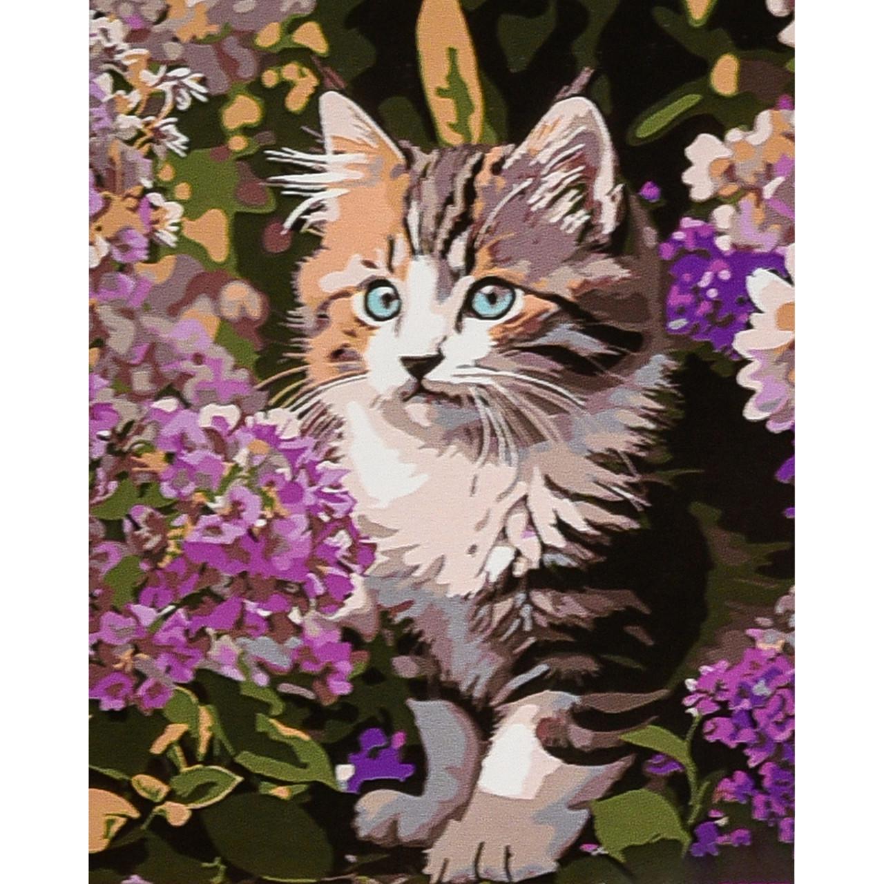 Картина по номерам Strateg Премиум Мурчик 30х40 см (SS1194)