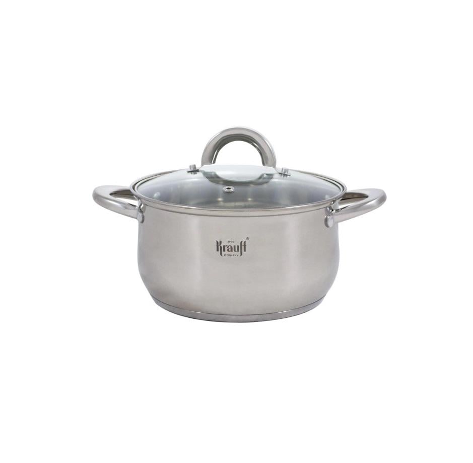 Каструля Krauff Steil зі скляною кришкою 3,4 л 20 см Каструля Krauff Steil зі скляною кришкою 3,4 л 20 см