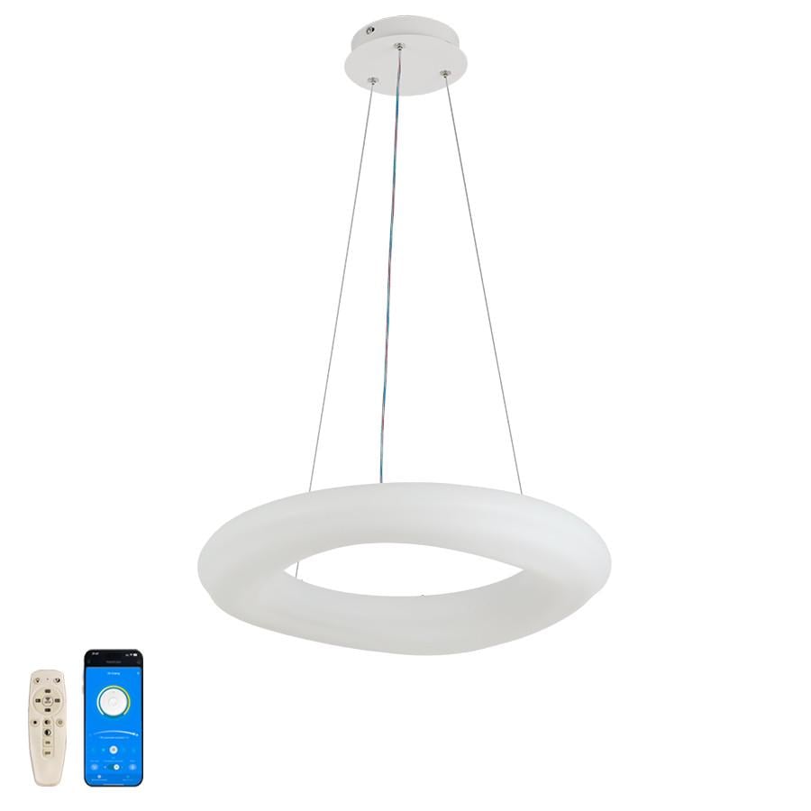 Люстра LED 797MD6008 450 з пультом 48W Білий