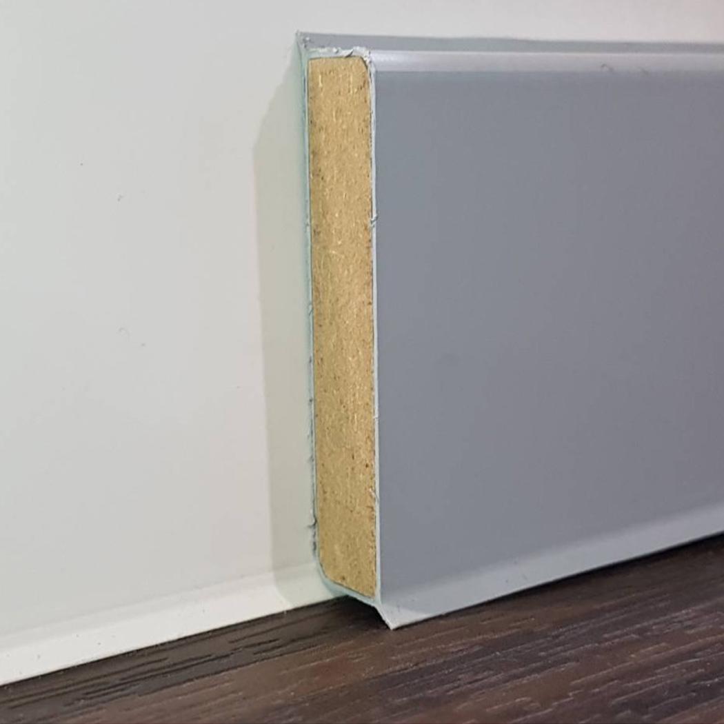 Плинтус Doellken Cubu flex life 1202 60 мм 2,5 м Серый Плинтус Doellken Cubu flex life 1202 60 мм 2,5 м Серый