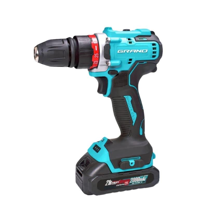 Шуруповерт аккумуляторный Grand ДА-21DFR/PRO безщеточный (10240) Шуруповерт аккумуляторный Grand ДА-21DFR/PRO безщеточный (10240)