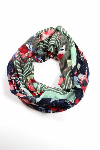 Шарф Cecil 99466-25 принт one size Синий