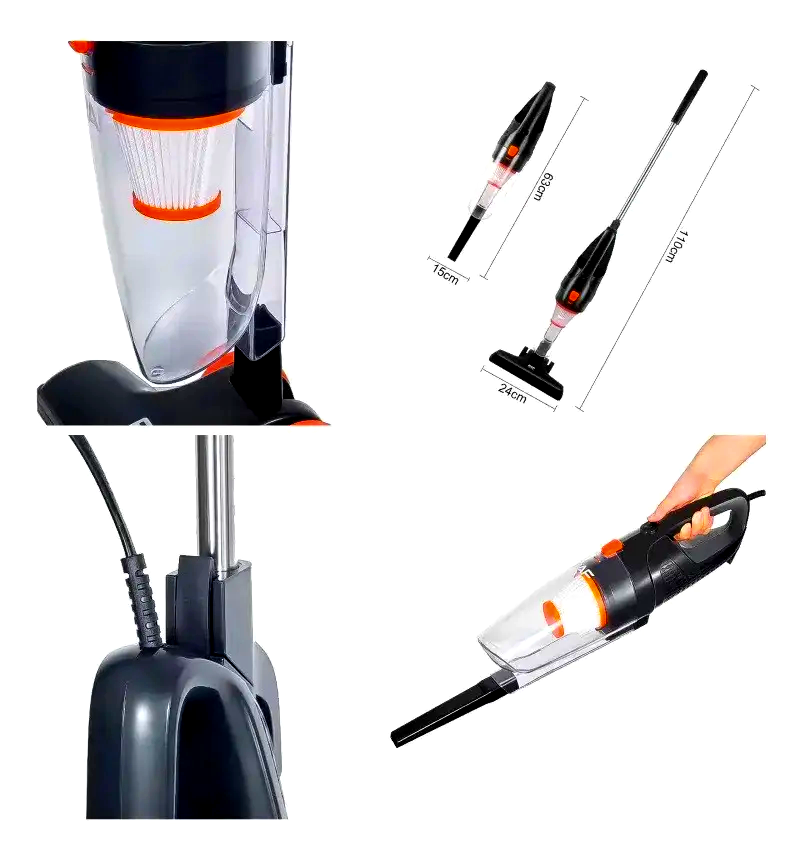 Пилосос ручний колбовий RAF R.8708і 600 Вт Чорний (28796506) - фото 9 Пилосос ручний колбовий RAF R.8708і 600 Вт Чорний (28796506) - фото 9