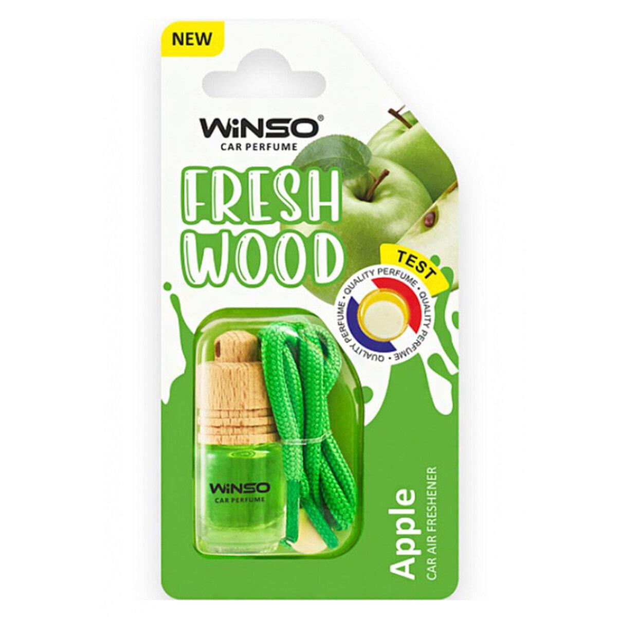 Ароматизатор Winso Fresh Wood - Apple в блистере Ароматизатор Winso Fresh Wood - Apple в блистере