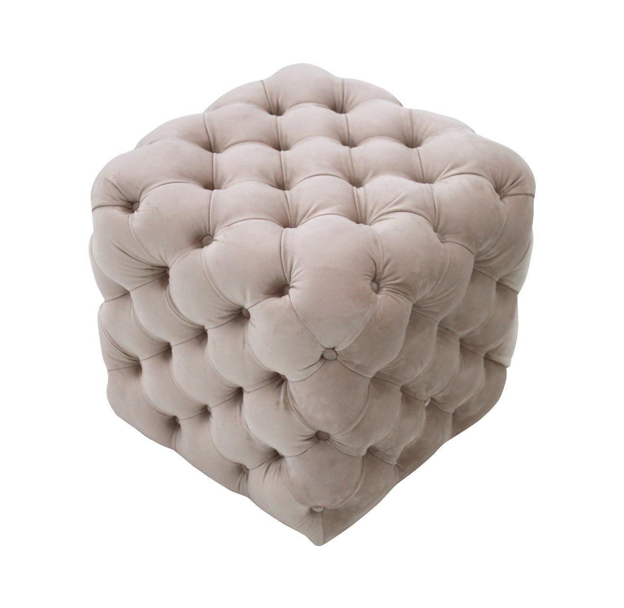 Пуф Mebelle Cubic велюр 45x45x45 см Рожевий (0181) - фото 8 Пуф Mebelle Cubic велюр 45x45x45 см Рожевий (0181) - фото 8