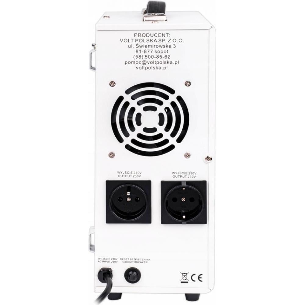 Источник бесперебойного питания Volt Polska Sinus Pro 1200 E PLUS 12/230V 800/1200W (3SPM12012M) - фото 4