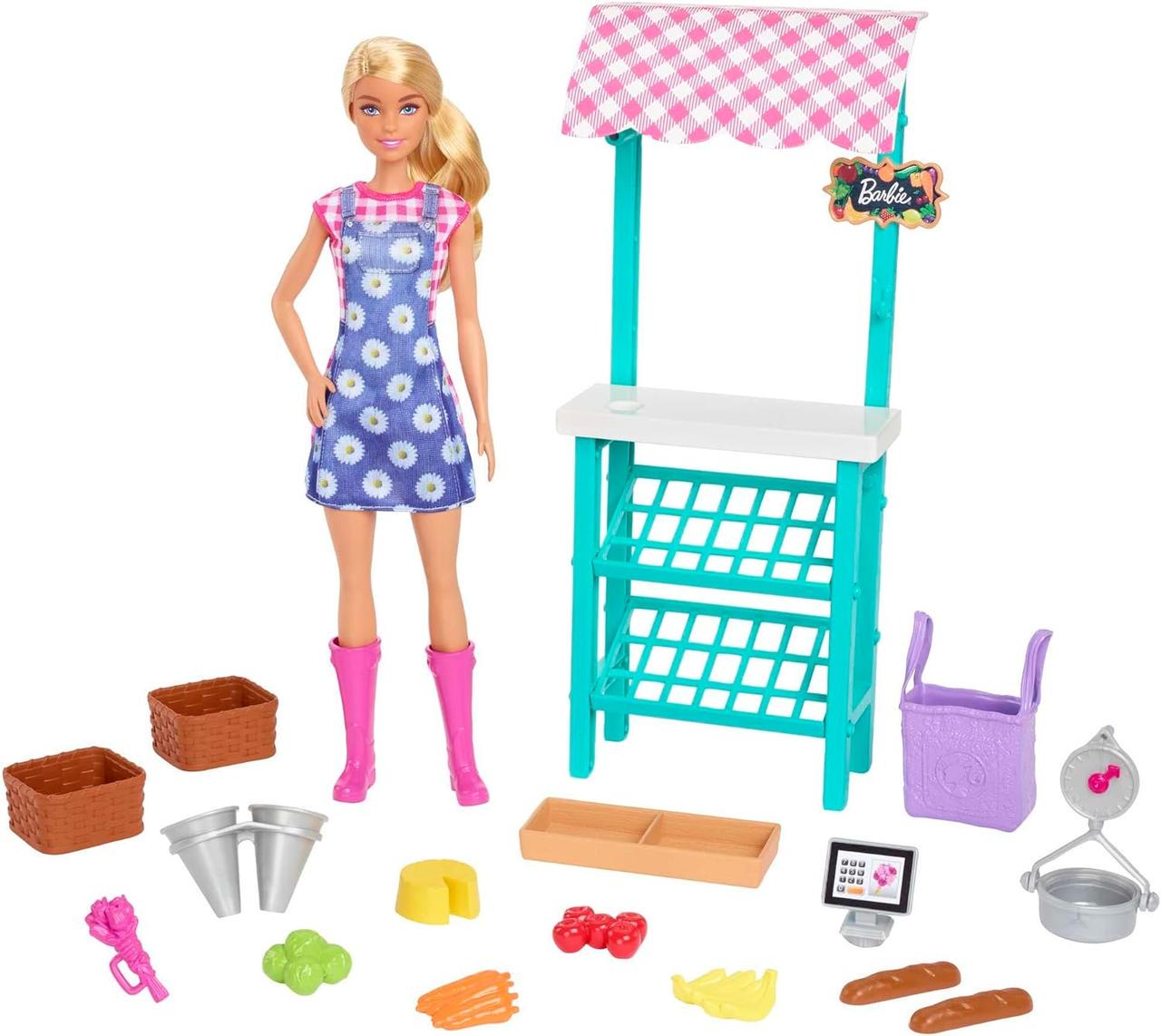 Игровой набор кукла Barbie Farmers Market HCN22 (19865897) - фото 1