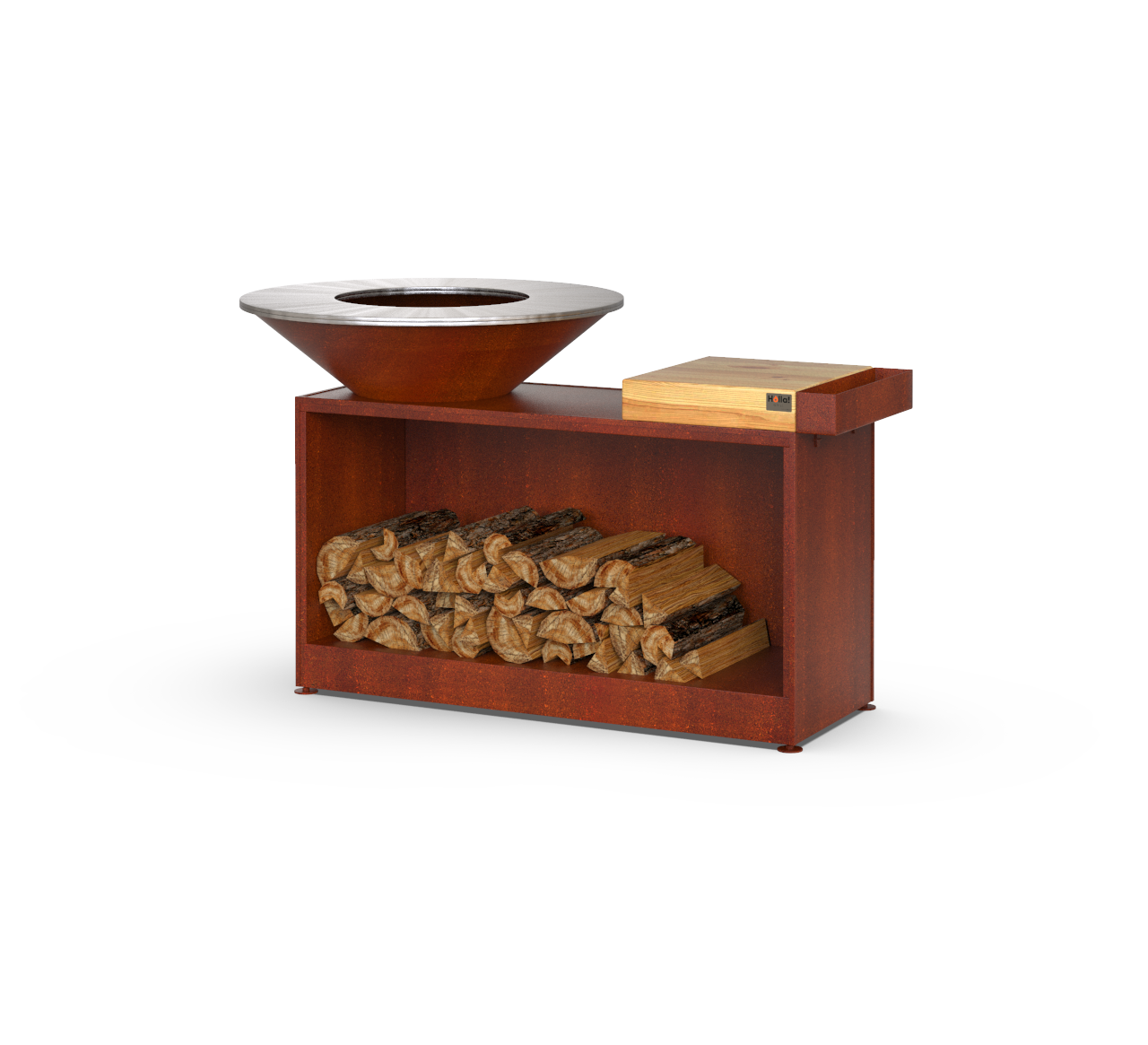 Гриль-мангал барбекю Smoke House Holla Grill Rust Wide (600001)