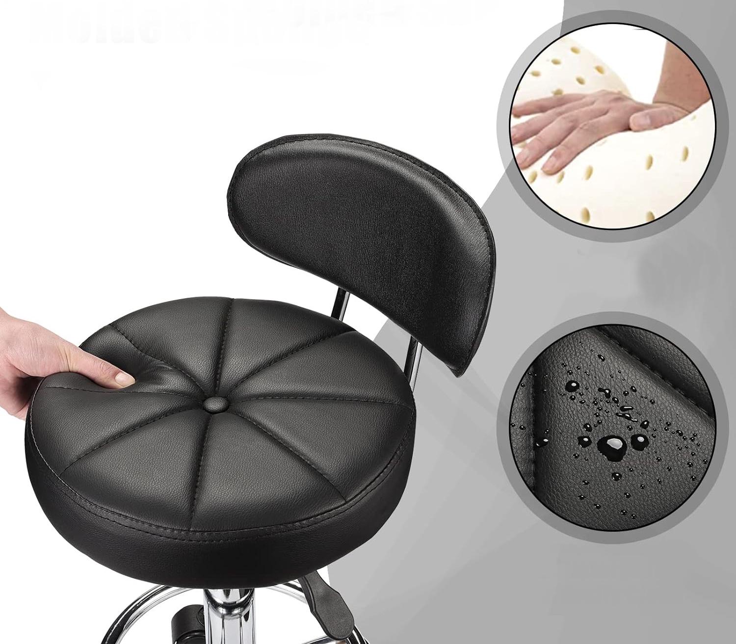 Стульчик мастера Homart 687PS Черный (9783) - фото 6 Стульчик мастера Homart 687PS Черный (9783) - фото 6