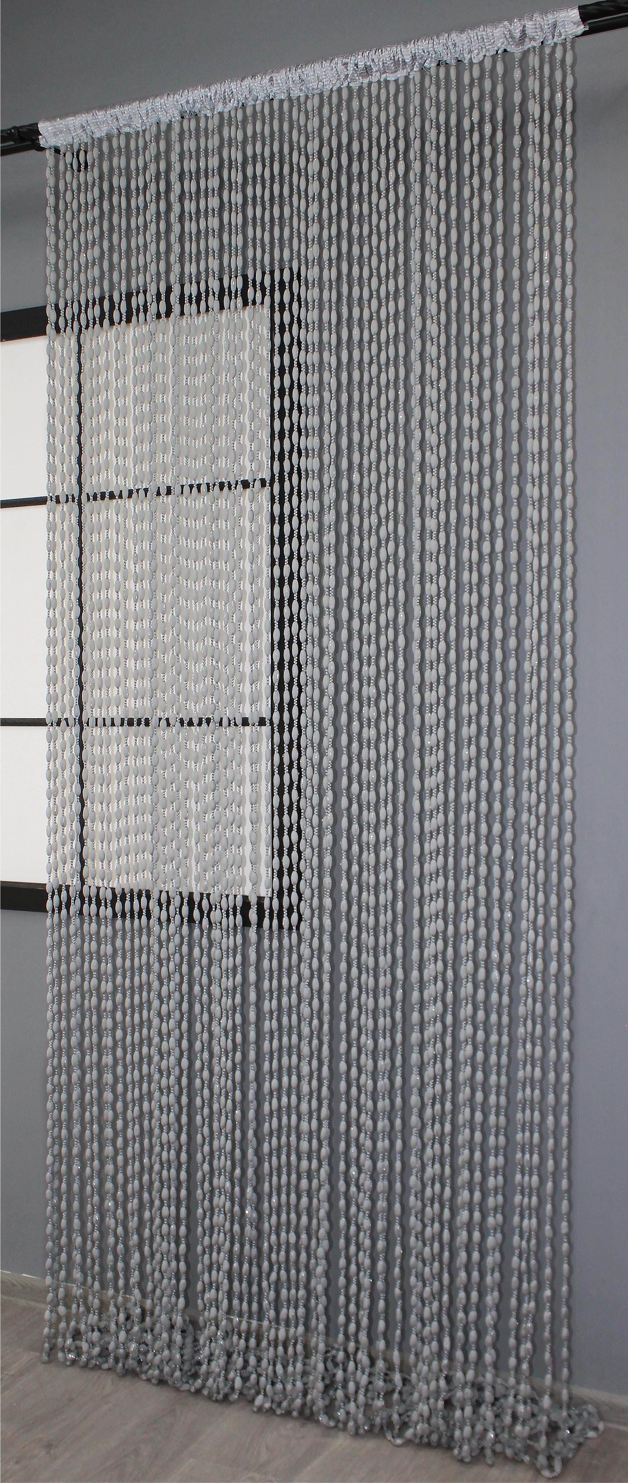 Шторы-нити шинилл с люрексом 300х300 см Серый (61-045) - фото 3 Шторы-нити шинилл с люрексом 300х300 см Серый (61-045) - фото 3