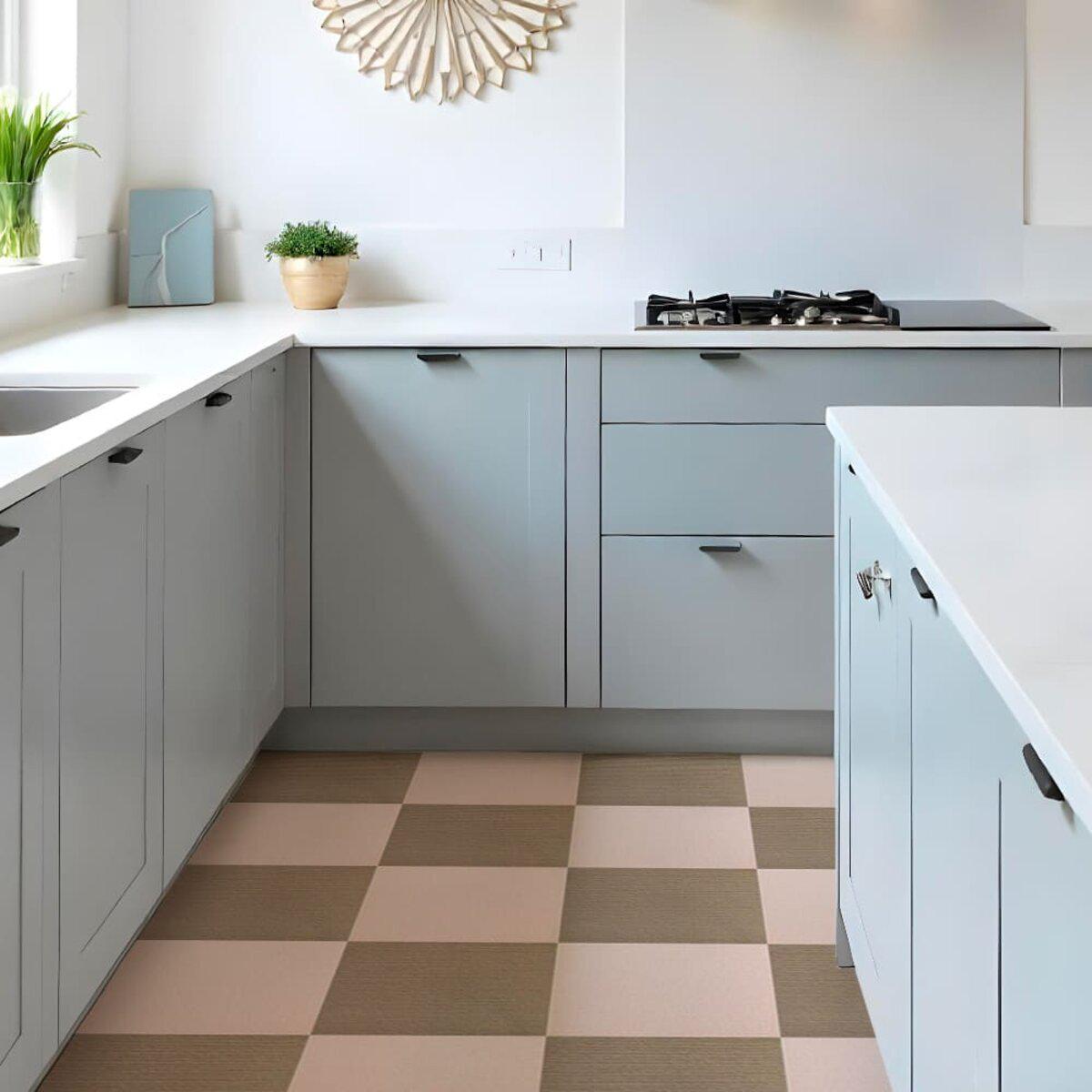 Плитка самоклеюча під ковролін 300х300х4,5 мм Молочний(SW-00002482) - фото 6