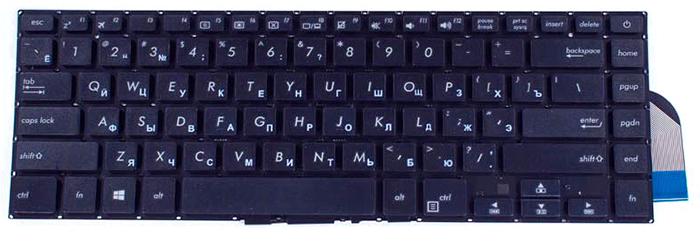 Клавиатура для ноутбука Asus RX53/RX53BP матовая (0KNB0-4129RU00)