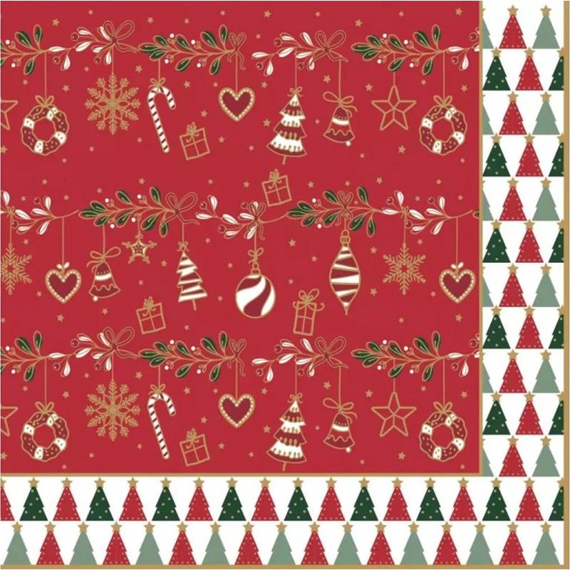 Набор бумажных салфеток Easy Life Fancy Christmas 33х33 см 20 шт. (111006509)