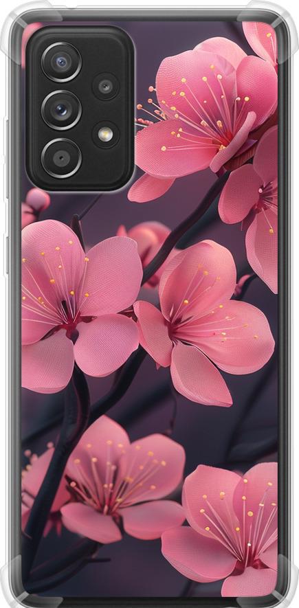 Чохол на Samsung Galaxy A52s 5G A528B Пурпурова сакура (6075sp-2583-42517)