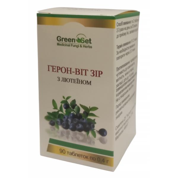 Комплекс для профілактики зору Green Set Герон-віт Зір 90 табл. (000024079)