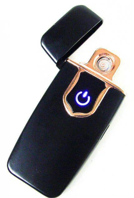 Зажигалка спиральная USB 712 Черный (6747)