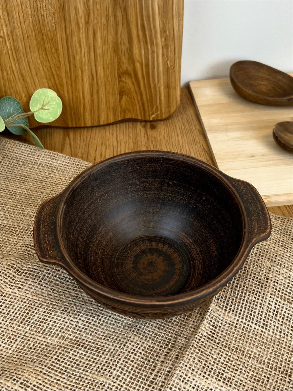 Бульйонниця керамічна керамічна різьблена декор 0,6 л (3000-17) - фото 6