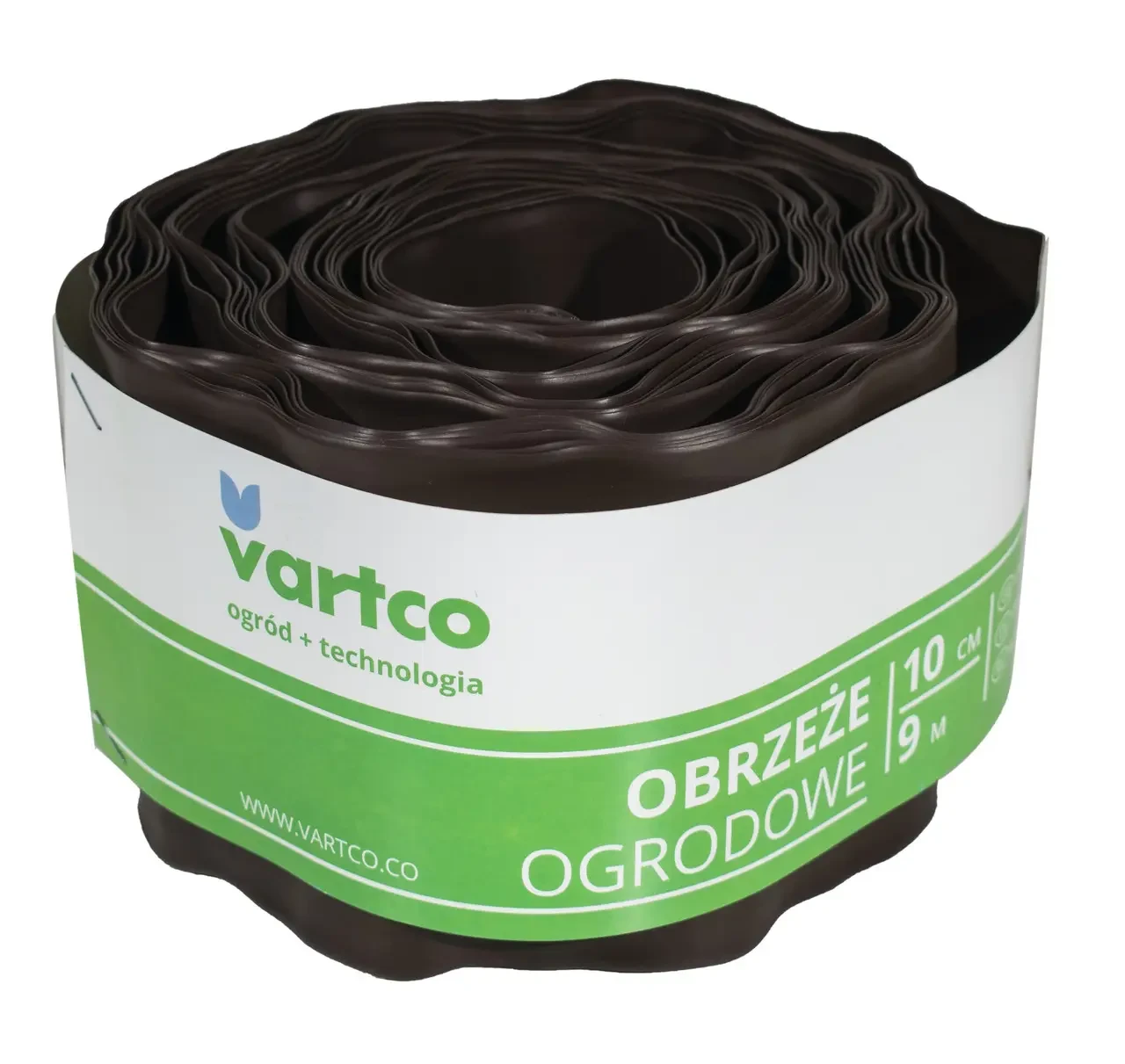 Бордюрна стрічка 15х9 м Коричневий