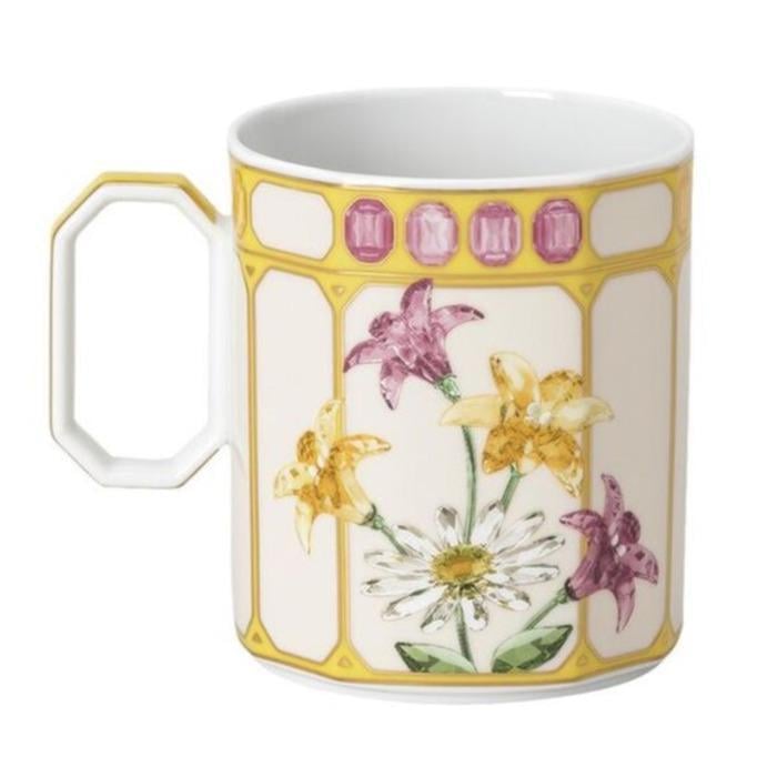 Кружка для чая Rosenthal IDYLLIA Swarovski Птичка x фарфор 390 мл в желтой рамке (2668534) Кружка для чая Rosenthal IDYLLIA Swarovski Птичка x фарфор 390 мл в желтой рамке (2668534)