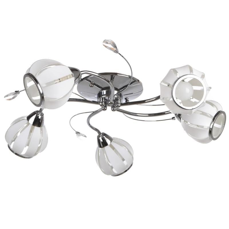 Люстра потолочная классическая Brille LK-239S/5 E14 CH