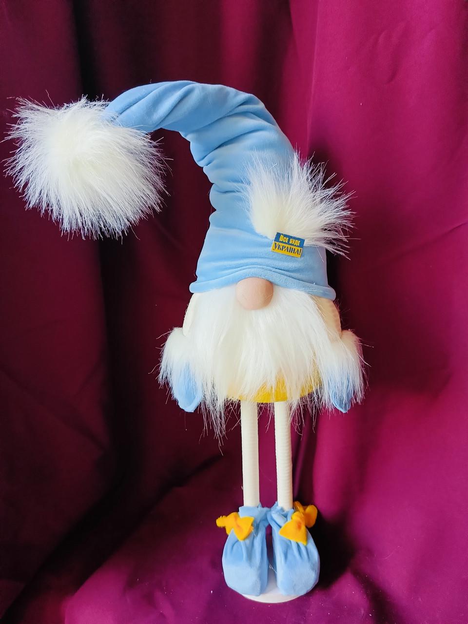 Гном патріотичний скандинавський 75 см (Гном №24) - фото 6