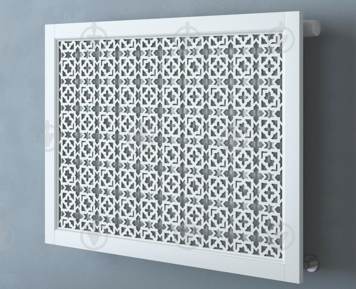 Экран-решетка декоративная на батарею отопления R19-F60 Белый (25074026)