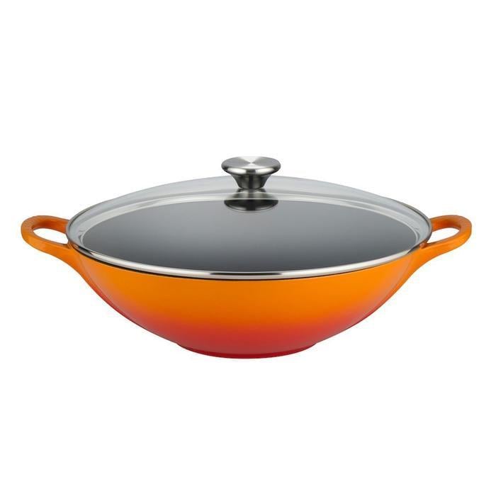 Сковорода вок Le Creuset чавун 32 см Помаранчевий (2473092)