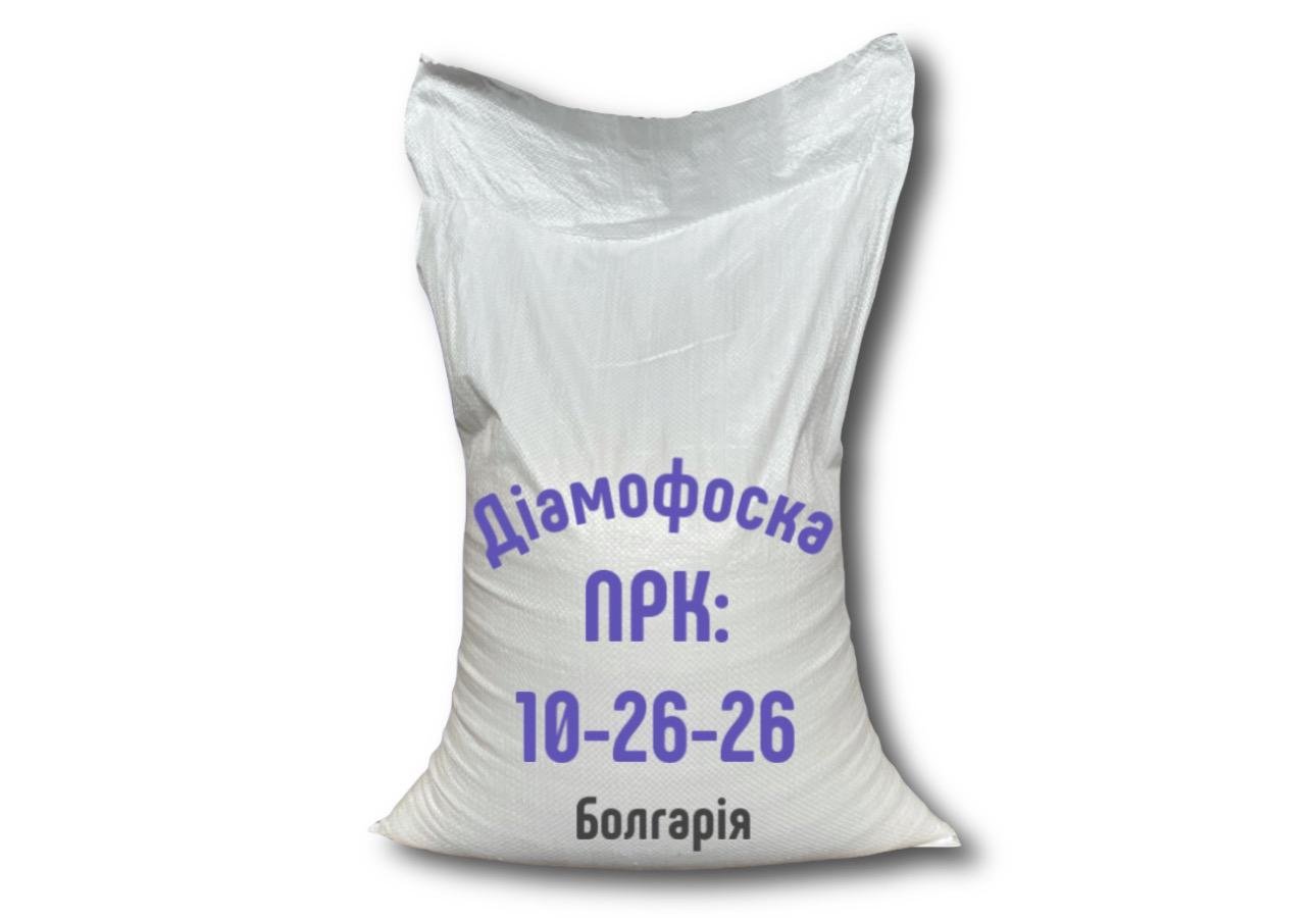 Удобрение минеральное комплексное диаммофоска NPK: 10-26-26 25 кг - фото 1