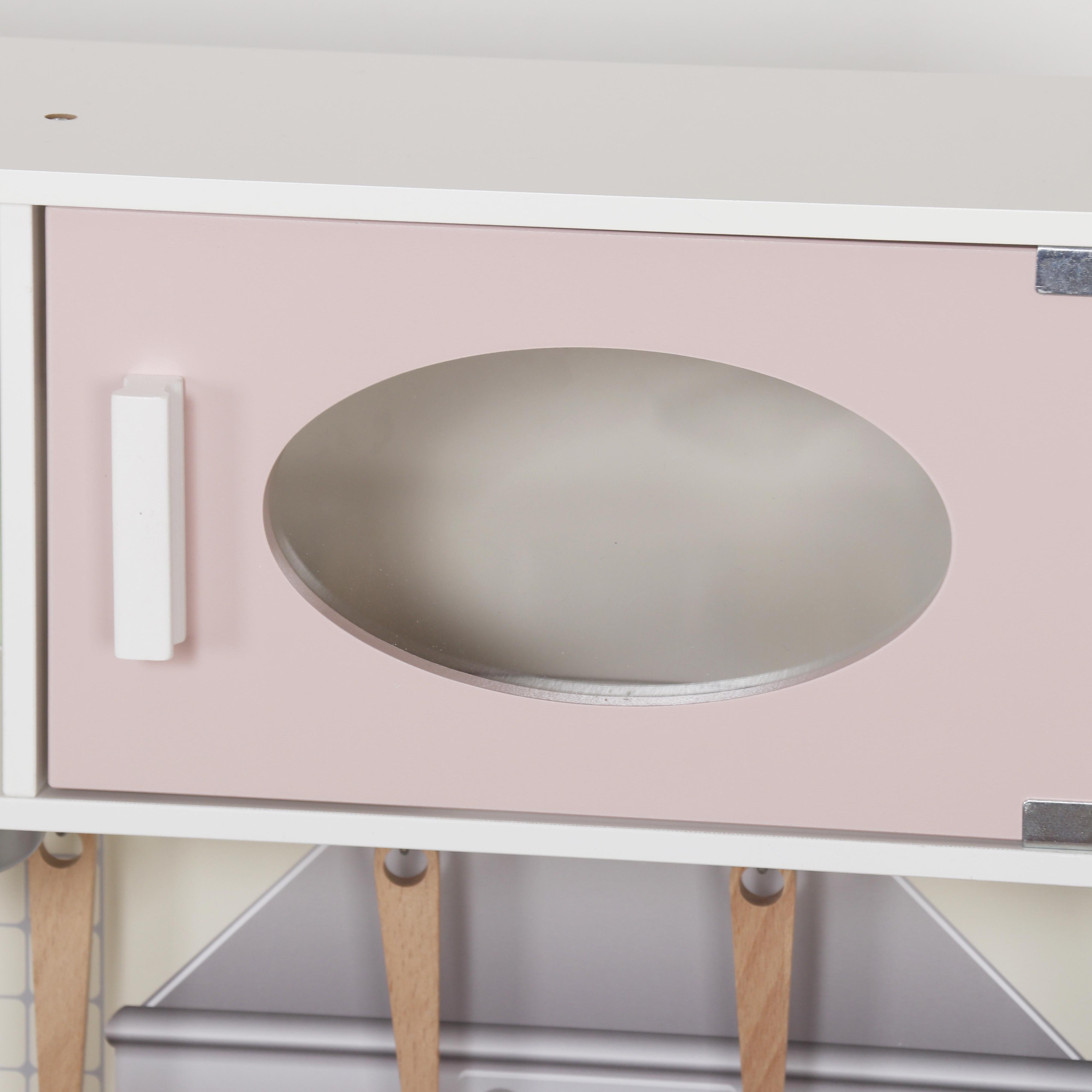 Дитяча кухня Маленький Шеф із плитою та LED-підсвіткою з аксесуарами Pink (2803305465) - фото 2 Дитяча кухня Маленький Шеф із плитою та LED-підсвіткою з аксесуарами Pink (2803305465) - фото 2