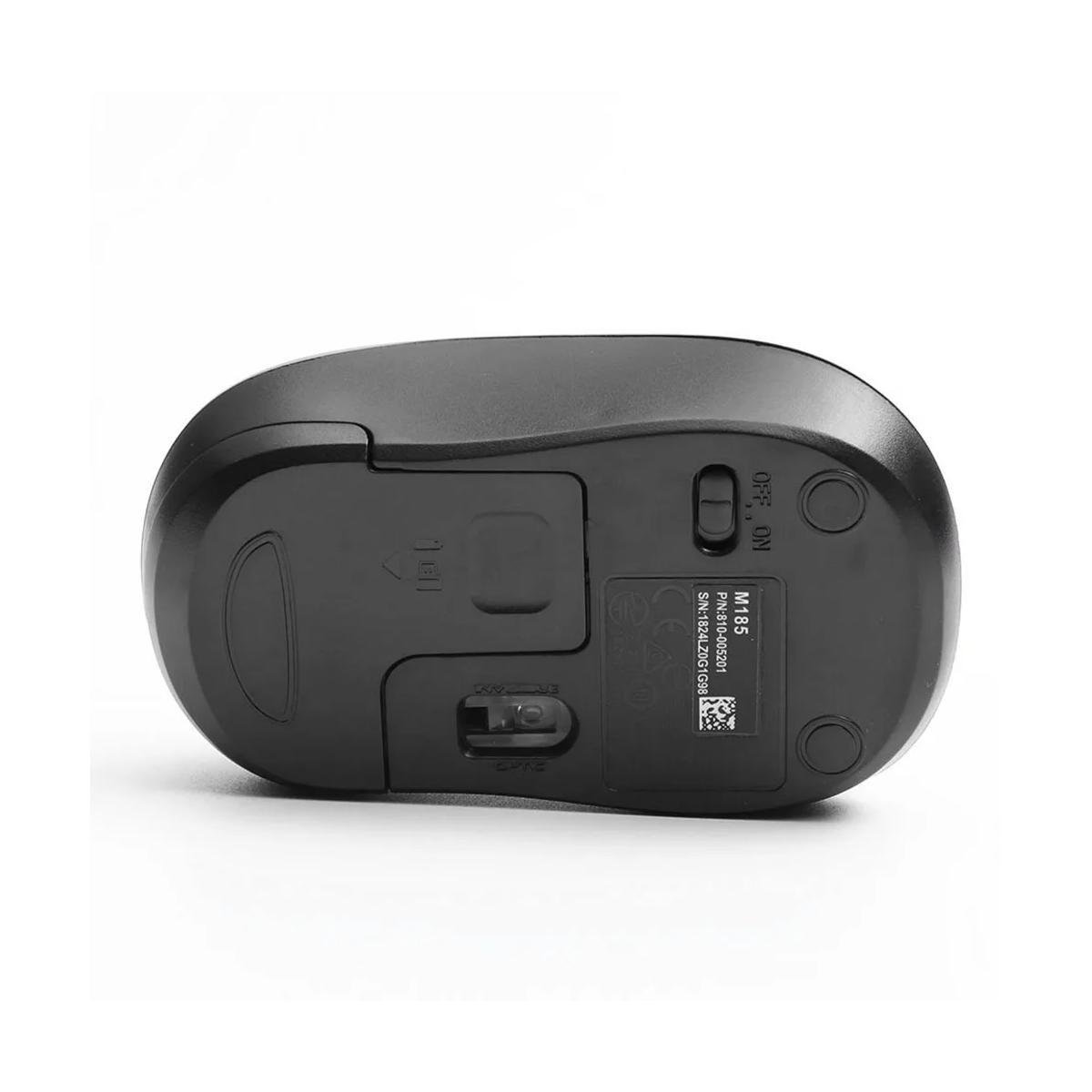 Мышь беспроводная Logitech M185 Wireless Office Mouse 2,4Ghz USB приемник 1000DPI оптическая бесшумная Red (180894) - фото 8 Мышь беспроводная Logitech M185 Wireless Office Mouse 2,4Ghz USB приемник 1000DPI оптическая бесшумная Red (180894) - фото 8