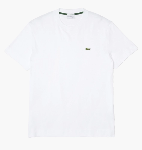 Футболка чоловіча Lacoste White (TH1708001) - фото 2 Футболка чоловіча Lacoste White (TH1708001) - фото 2