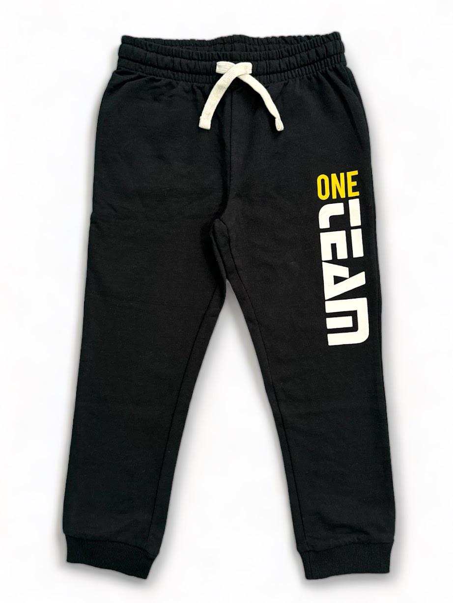 Брюки детские Chicco хлопчатобумажные с принтом 5-6 лет 116 см Черный (2091010541)