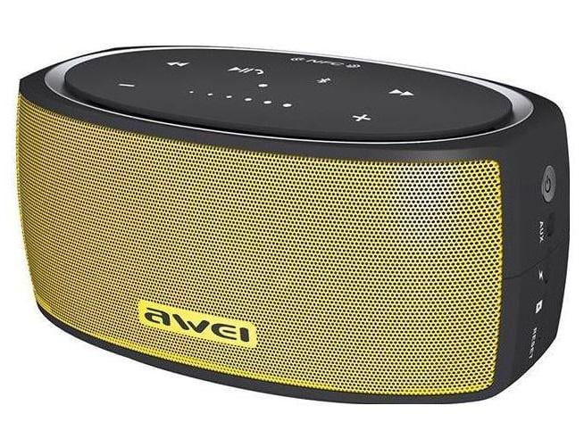 Портативна колонка AWEI Bluetooth Y210 2200 мАг Yellow (2795053e)