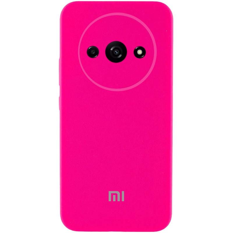 Противоударный Чехол Silicone Cover Lakshmi Full Camera (AAA) with Logo для Xiaomi Redmi A3 Розовый / Barbie pink